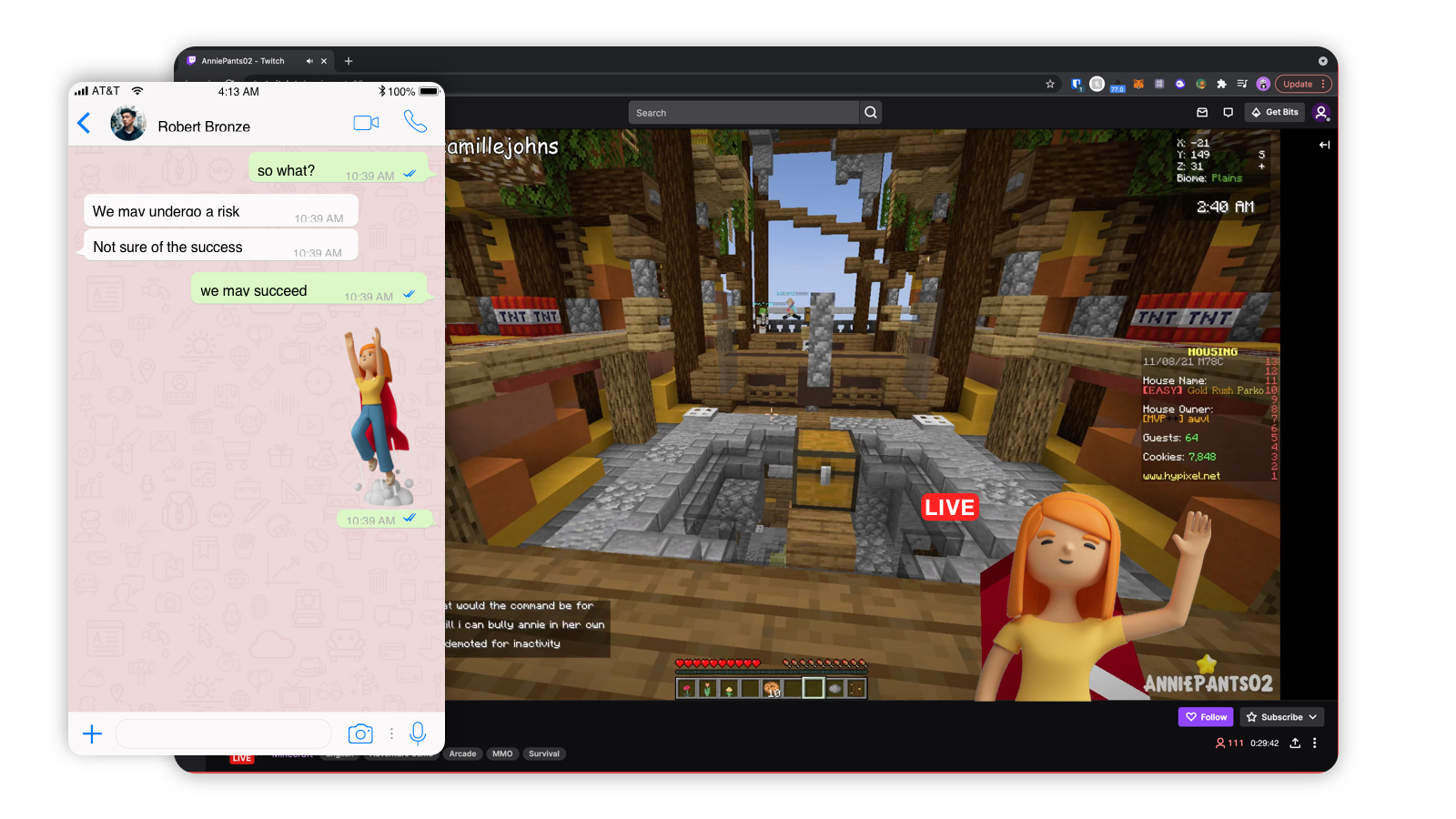 Meta Blocks avatars and live streaming